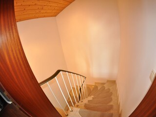 Treppe innerhalb der Wohnung