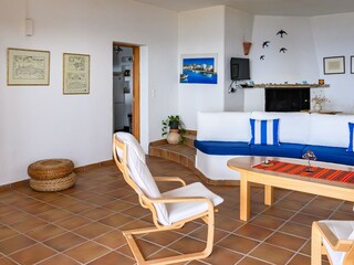 From the living room directly into the kitchen