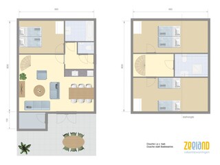Ferienhaus Brouwershaven Grundriss 21