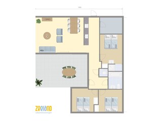 Holiday house Brouwershaven Floor Plan 24