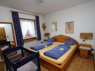 bedroom in ground floor apartement