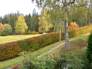 Blick vom Balkon