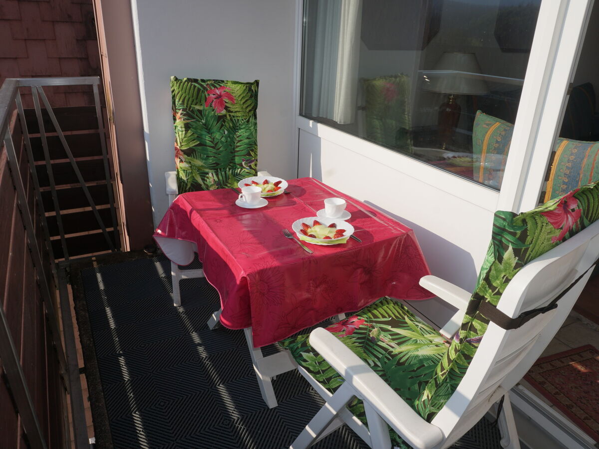 Breakfast on the balcony