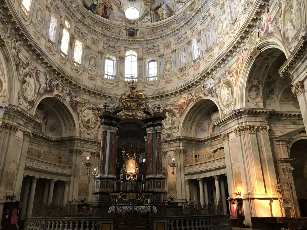 Santuario Vicoforte mit elliptischer Kuppel