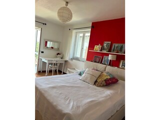 Boxspringbett für zwei mit Panoramabalkon