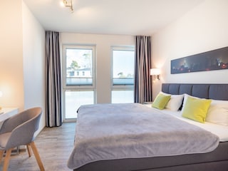 zweites Schlafzimmer mit TV
