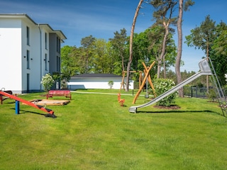 Spielplatz und Seilbahn