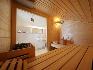 Sauna Innenansicht