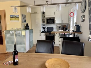 Essbereich mit Küche