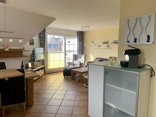 Blick zum Wohnzimmer