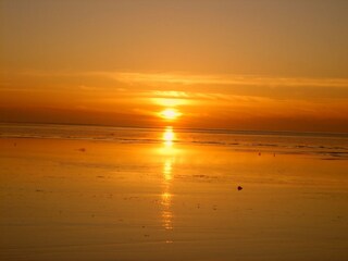 Sonnenuntergang an der Nordsee