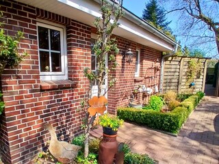 Eingang Ferienwohnung eine Stufe ist zu überwinden