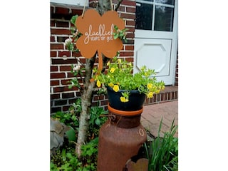 Eingang Ferienwohnung eine Stufe ist zu überwinden