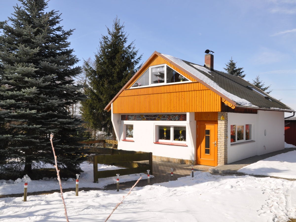 Ferienhaus im Winter