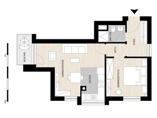 Appartamento per vacanze Oberstdorf Pianta del piano 17