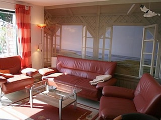 Unser Wohnzimmer mit "Meeresblick"