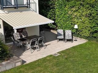 Sitzgruppe auf der Terrasse