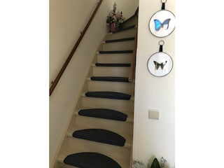 Treppe in die erste Etage