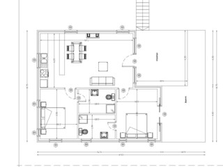 Villa Koroni Plano de planta 40