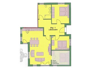 Vakantieappartement Warnow bei Grevesmühlen Grondplan 31