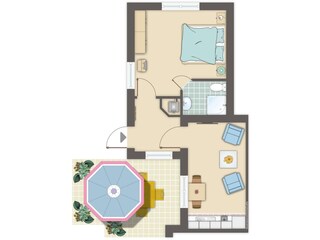 Appartement de vacances Warnow bei Grevesmühlen Plan d'étage 20