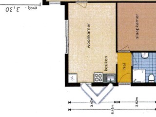 Apartamento de vacaciones Julianadorp Plano de planta 21