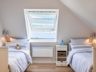 Bedroom II with stunning sea view
