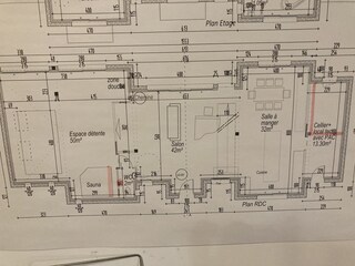 Villa Plouider Pianta del piano 42