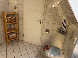 Badezimmer Ansicht 2 / WC