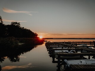 Sonnenuntergang Fleesensee