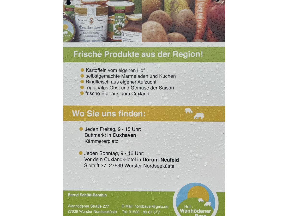 Frische Produkte aus der Region