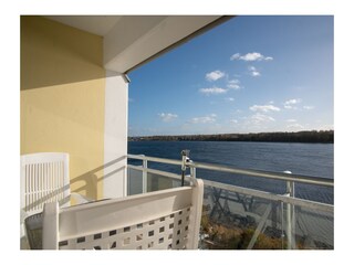 sonniger Balkon