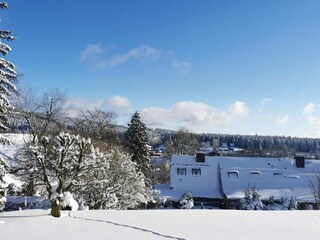 Blick vom Balkon