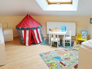 Schlafzimmer mit 2 Einzelbetten