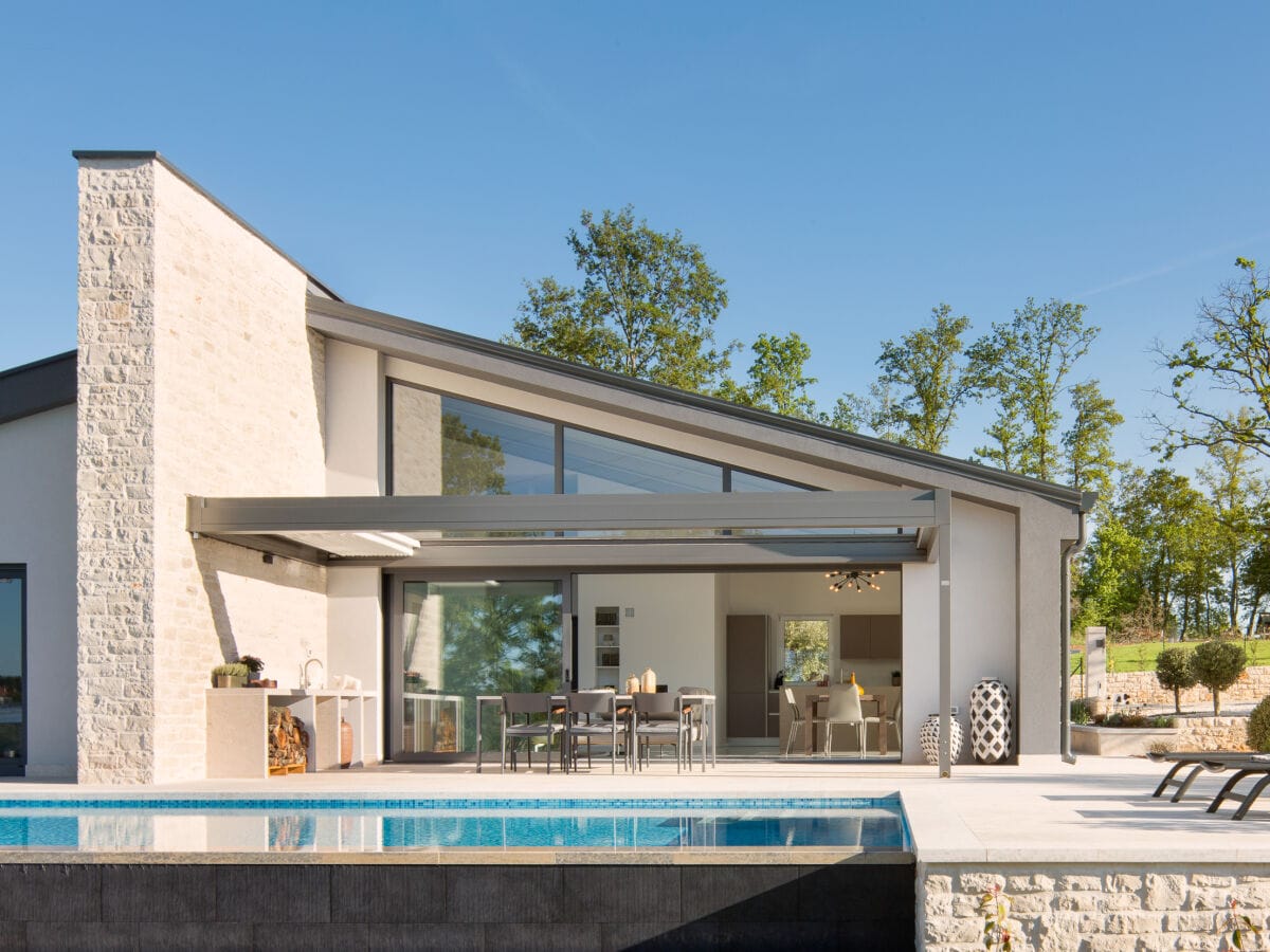 Villa and infinity pool