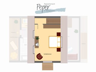 Ferienwohnung Juist Grundriss 63