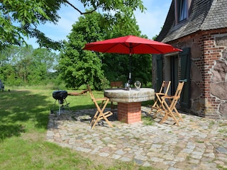 Terrasse im Sommer