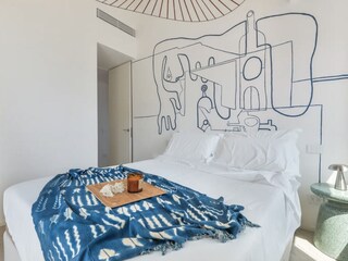 Schlafzimmer mit privat Terrasse
