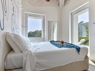 Schlafzimmer mit privat Terrasse