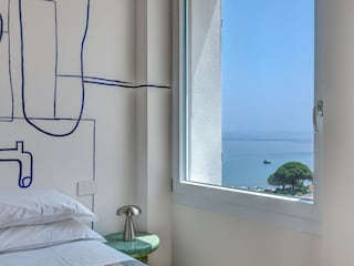 Schlafzimmer mit privat Terrasse