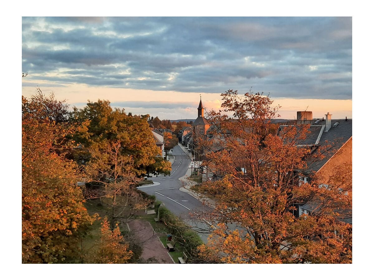 Ausblick vom Balkon