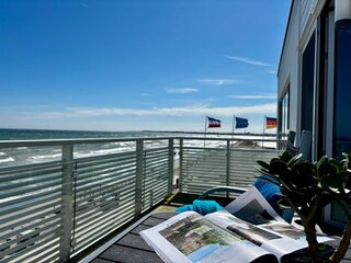 Balkon mit Meerblick