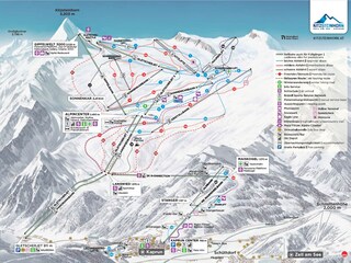 Pistenplan Kaprun 2021