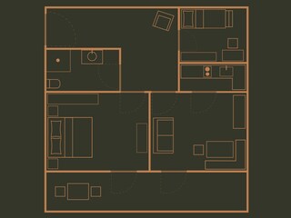 Appartement de vacances Dorf Tirol Plan d'étage 37