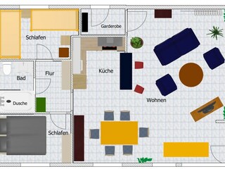 Grundriss Hauptgebäude