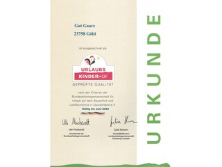 Zertifizierter Urlaubs-Kinderhof