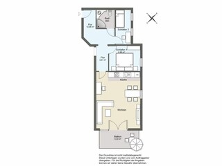 Apartamento de vacaciones Binz Plano de planta 23
