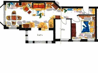 Appartamento per vacanze Binz Pianta del piano 24