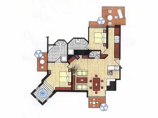 Appartamento per vacanze Binz Pianta del piano 21