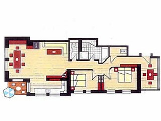 Appartamento per vacanze Binz Pianta del piano 20